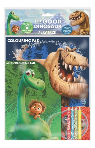 The Good Dinosaur Play Pack Colouring Pads Pencils Childrens Activity Set Girls Kids