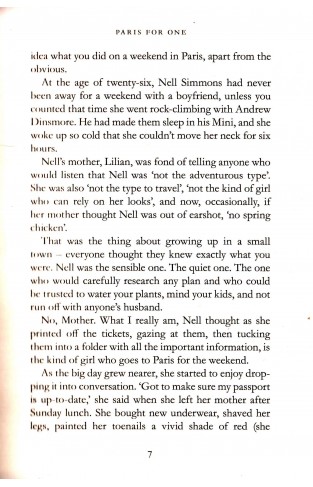 Paris For One And Other Stories - (PB)