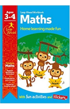 Leap Ahead Workbook: Math Age 3-4