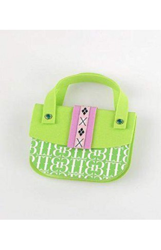 HANDBAG NOTES GREEN ARGILE