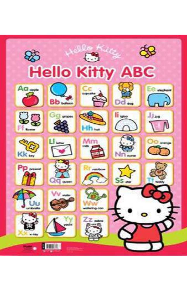 Hello Kitty Wall Chart ABC - 9781849588607 Hello Kitty Wall Chart ABC - 9781849588607