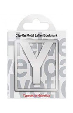 Helvetica Clip-On Letter Bookmark - Y