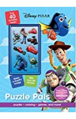 Disney Pixar Puzzle Pals: Puzzles, Coloring, Games, and More!  - Paperback 