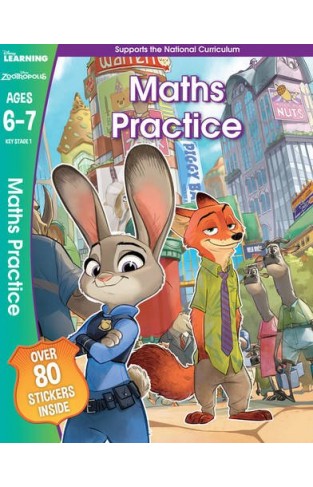Zootropolis - Maths Practice, Ages 6-7: Ages 6-7 (disney Learning) - (PB)