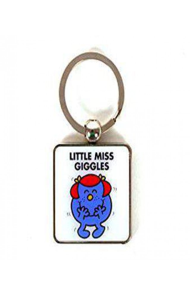 NEW Mr Men Keyring Little Miss Giggles