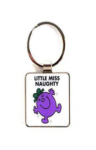 NEW! Mr Men Keyring Little Miss Naughty