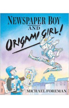 Newspaper Boy and Origami Girl