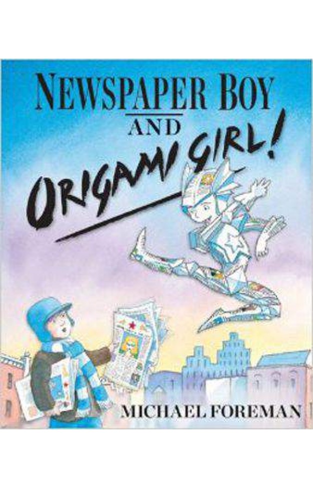 Newspaper Boy and Origami Girl