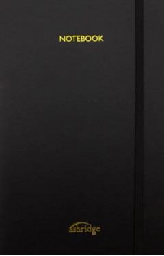 Ashridge Black A5 Rainbow Notebook
