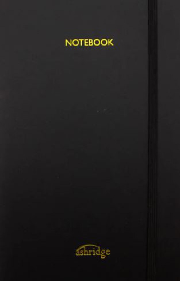Ashridge Black A5 Rainbow Notebook