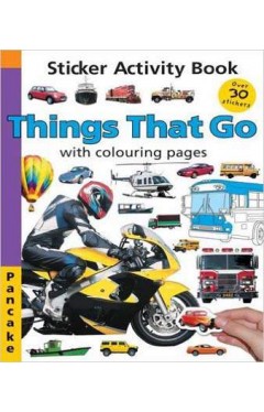 Pancake Sticker Activity Things That Go