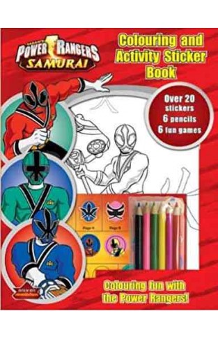 Power Rangers Colouring and Activity Sticker Pack