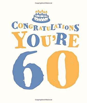 Congratulations You're 60 (Gift Books) 